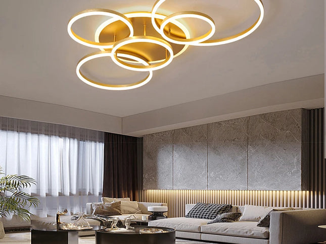 ModernoGlow – Lustră LED cu Design Elegant pentru Interior