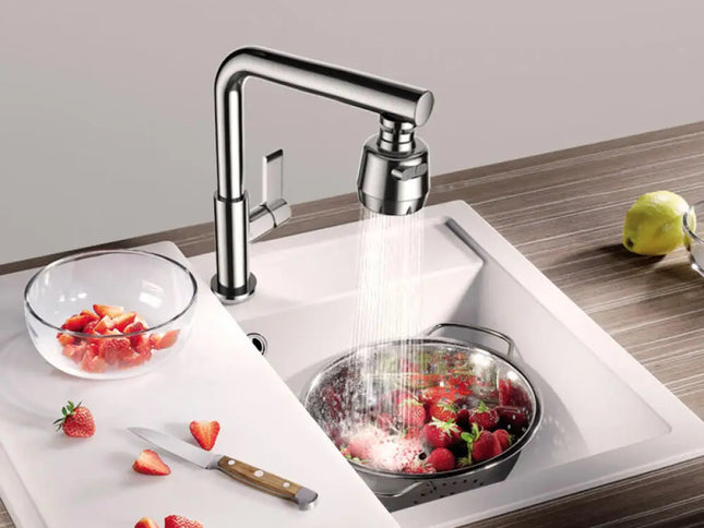 Adaptor Multifuncțional pentru Robinet - Filtru Rotativ 360° cu Economizor de Apă