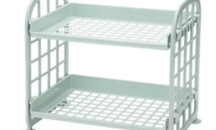 Raft organizator pentru depozitare cu 2 niveluri