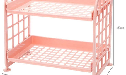Raft organizator pentru depozitare cu 2 niveluri