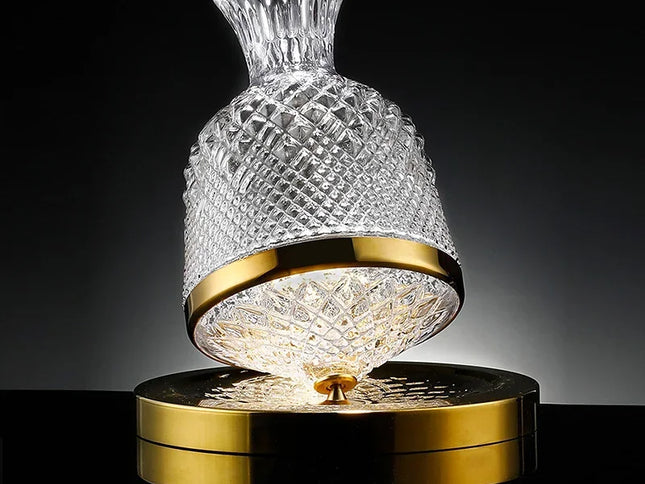Decantor Rotativ Elegant din Cristal 1500ml