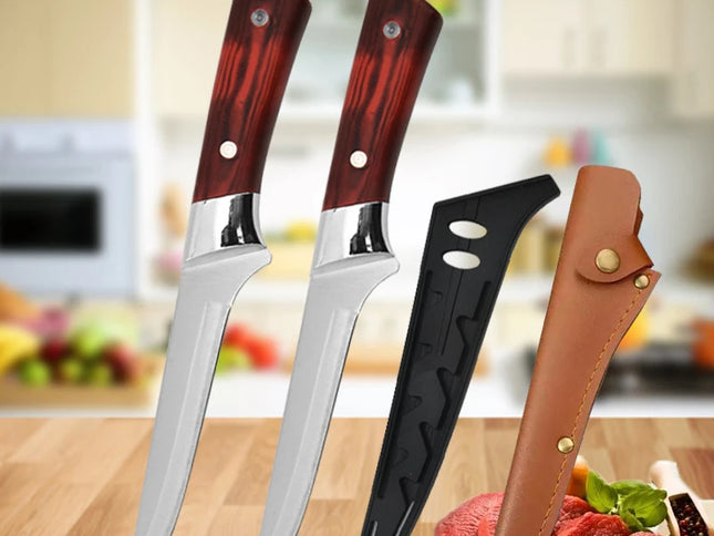 Cuțit de bucătar forjat manual - Ideal pentru Filetare