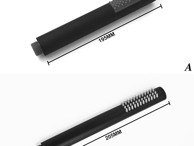 Pălărie de Duș Manuală din Oțel Inoxidabil – Auriu Periat, Negru Mat, Gri Periat