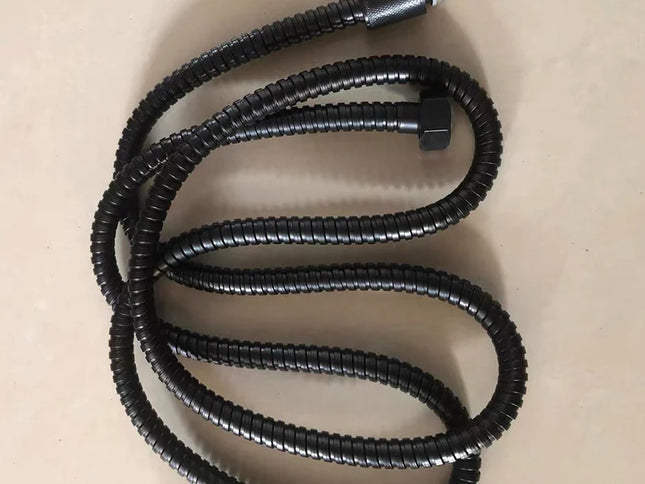 Furtun Duș Negru/Argintiu ShowerLine