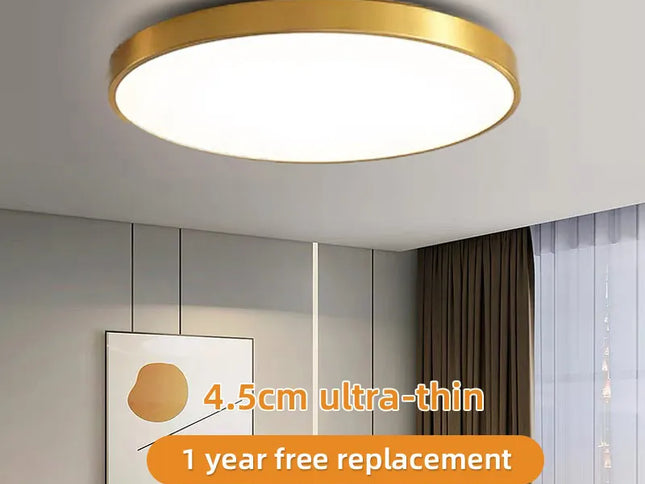 AquaGlow Ultra – Plafonieră LED Ultra-Subțire și Rezistentă la Apă