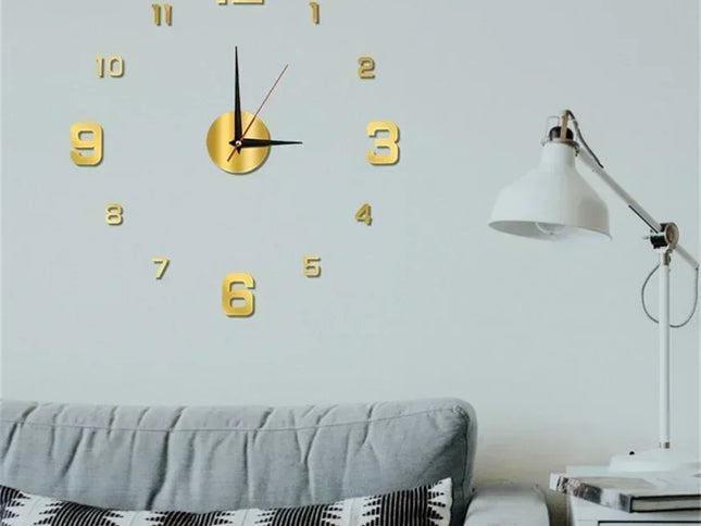 Ceas de Perete DIY fără ramă