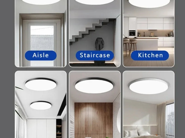 Lumină LED pentru tavan, impermeabilă, rezistentă la praf și la coroziune – corpuri de iluminat pentru interior