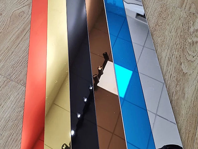 Bandă Decorativă Autoadezivă cu Efect de Oglindă 3D