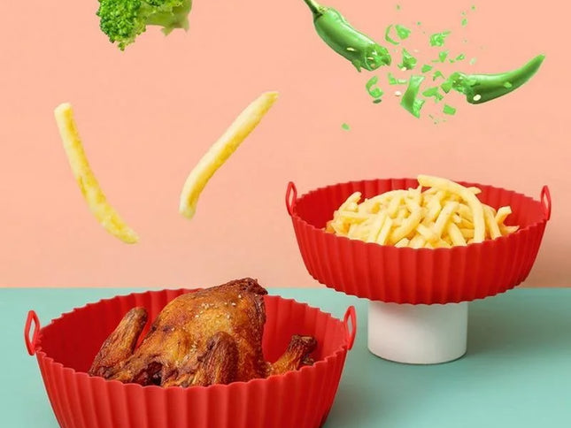 Formă din Silicon Alimentar Antiaderent Reutilizabil pentru Friteuză