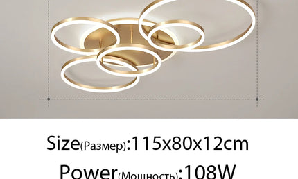 ModernoGlow – Lustră LED cu Design Elegant pentru Interior