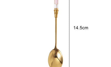 Linguriță aurii pentru Cafea și Desert ShineSpoon