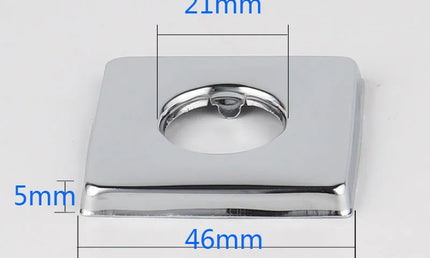 Set de 2 Capace Decorative pentru Robinet, Oțel Inoxidabil, Compatibilitate Universală 1/2" și 3/4", Accesorii pentru Baie și Bucătărie