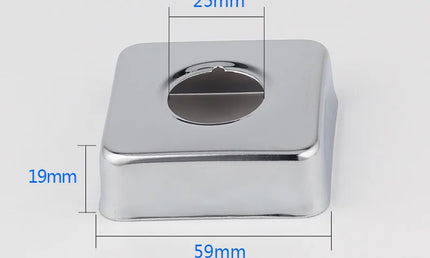 Set de 2 Capace Decorative pentru Robinet, Oțel Inoxidabil, Compatibilitate Universală 1/2" și 3/4", Accesorii pentru Baie și Bucătărie