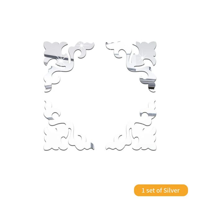 Sticker Decorativ pentru Mobilier - Oglindă 3D Autocolantă