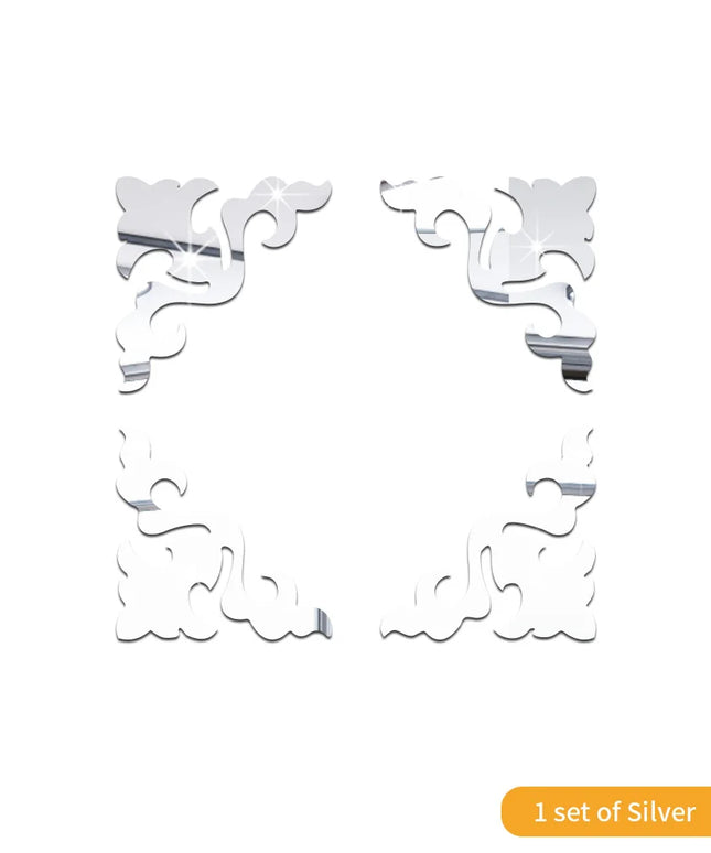Sticker Decorativ pentru Mobilier - Oglindă 3D Autocolantă