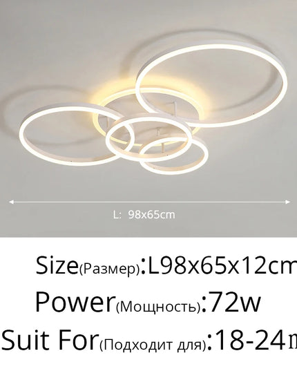 ModernoGlow – Lustră LED cu Design Elegant pentru Interior