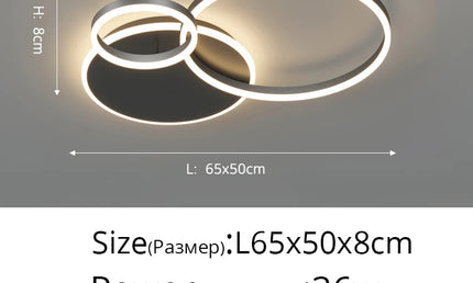 ModernoGlow – Lustră LED cu Design Elegant pentru Interior