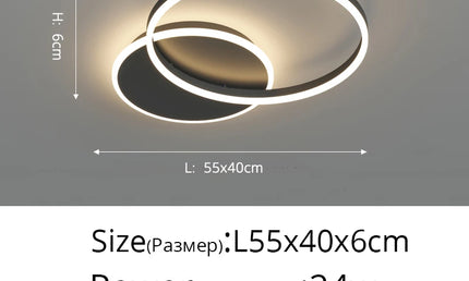 ModernoGlow – Lustră LED cu Design Elegant pentru Interior
