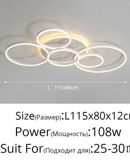 ModernoGlow – Lustră LED cu Design Elegant pentru Interior