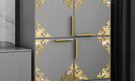 Sticker Decorativ pentru Mobilier - Oglindă 3D Autocolantă