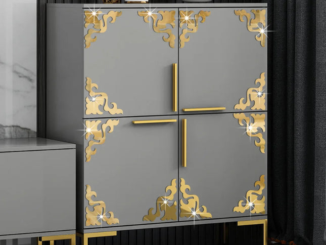 Sticker Decorativ pentru Mobilier - Oglindă 3D Autocolantă