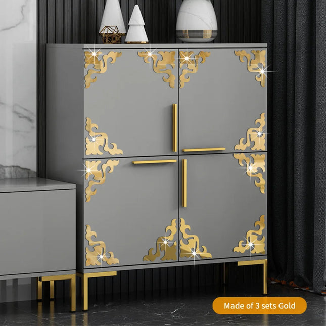 Sticker Decorativ pentru Mobilier - Oglindă 3D Autocolantă
