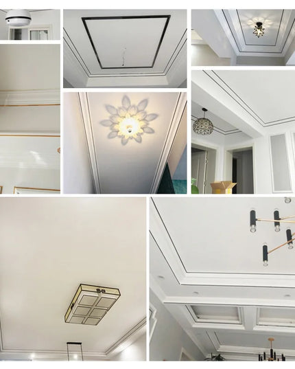 Bandă Decorativă PVC 5M Autoadezivă – Ideală pentru Pereți, Tavan, Mobilier, Plăci Ceramice și Margini, Culoare Aurie