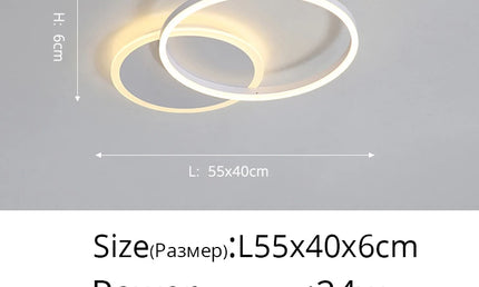 ModernoGlow – Lustră LED cu Design Elegant pentru Interior