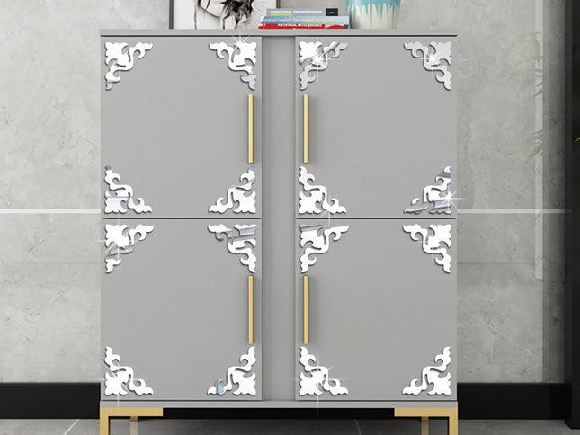 Sticker Decorativ pentru Mobilier - Oglindă 3D Autocolantă