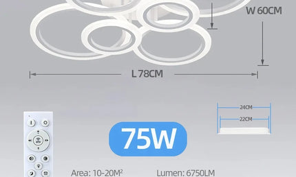 Candelabru LED Modern RingGlow
