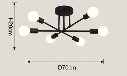 Lampă Suspendată Minimalistă, pentru Dormitor și Living