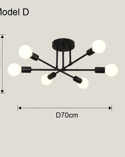 Lampă Suspendată Minimalistă, pentru Dormitor și Living
