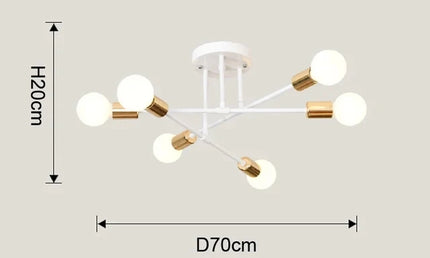 Lampă Suspendată Minimalistă, pentru Dormitor și Living