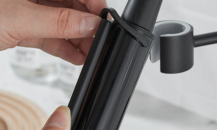 Baterie de bucătărie cu duș extractibil – design arc înalt, monocomandă