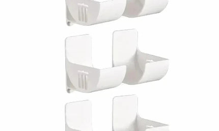Set 16 Suporturi pentru Depozitare accesorii, Fără Găurire – Montabile pe Perete pentru Bucătărie, Baie sau Dormitor