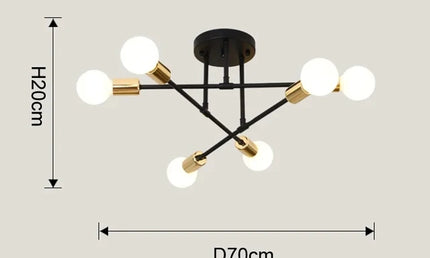 Lampă Suspendată Minimalistă, pentru Dormitor și Living