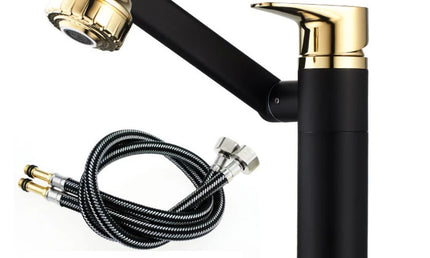 Robinet Lavoar cu Rotație 1080° – Mixer Apă Caldă și Rece, Antistropire