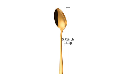 GoldElegance Set – Lingurițe Premium pentru Cafea și Deserturi