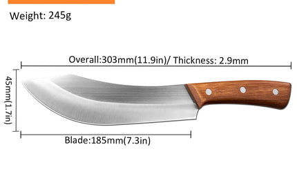 Satâr Profesional de 18 cm din oțel inoxidabil