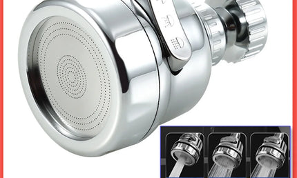 Adaptor Multifuncțional pentru Robinet - Filtru Rotativ 360° cu Economizor de Apă