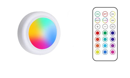 Iluminat LED Reglabil pentru Dulap sau spații înguste, cu Telecomandă și Culori RGB