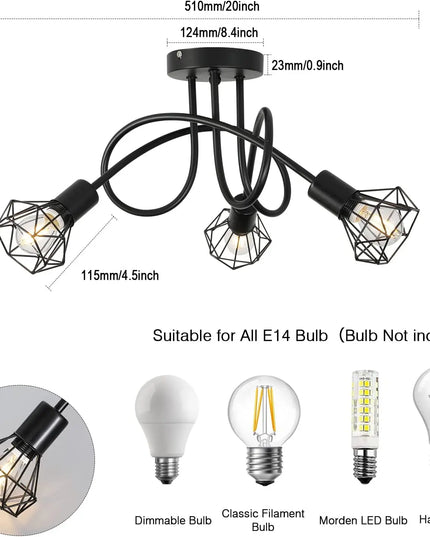 Lampă Spider Modernă pentru Tavan – Stil și Eleganță pentru Casa Ta