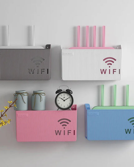 Suport Mască de Perete din Plastic ABS pentru mascare Router WiFi
