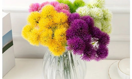 Set 10 Flori Decorative Artificiale Păpădie – Decor Versatil pentru Nunți, Casă și Grădină, Ușor de Întreținut