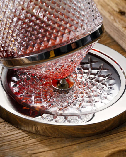 Decantor Rotativ Elegant din Cristal 1500ml