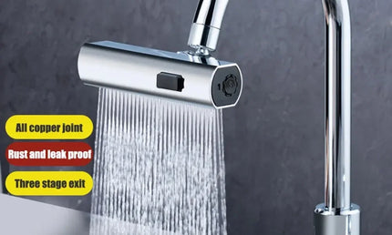 Extensor Universal pentru Robinet Feiyu – Antistropire și Flux Cascadă