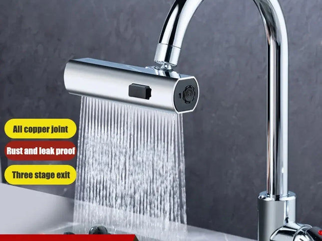 Extensor Universal pentru Robinet Feiyu – Antistropire și Flux Cascadă
