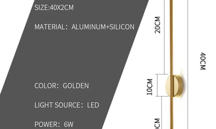 Aplica LED Modernă pentru Decor Perete – Dormitor, Living, Perete TV
