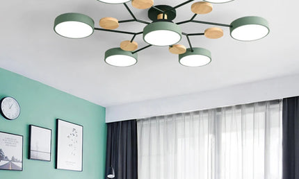 Candelabru LED Modern 3 Culori pentru Living, Dormitor, Hotel și Birou