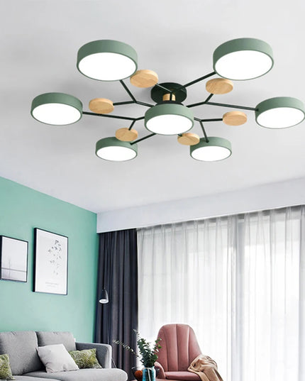 Candelabru LED Modern 3 Culori pentru Living, Dormitor, Hotel și Birou